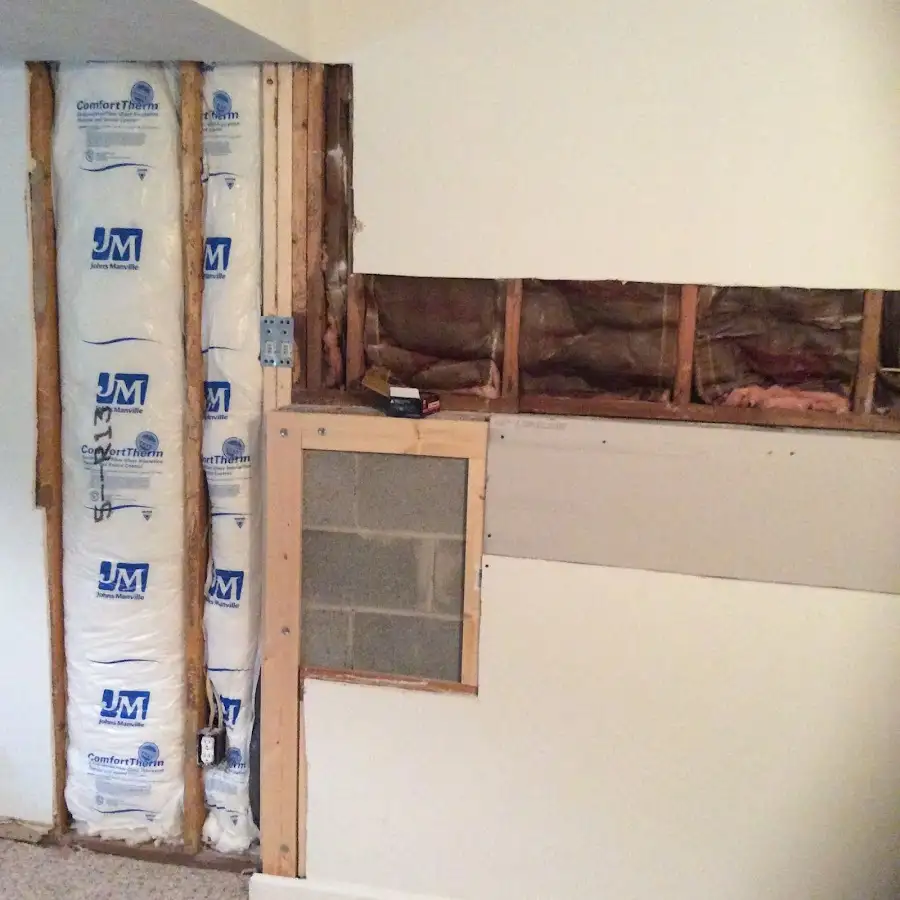 Wall insulation replacement during Structural Drying in Palmer Ranch